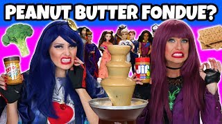 Peanut Butter Fondue Challenge Totally TV [upl. by Irreg]