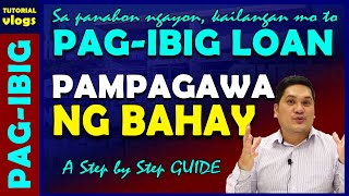 2023 UPDATE STEP BY STEP GUIDE FOR PAGIBIG HOUSE CONSTRUCTION LOAN  gineerbens [upl. by Alyat821]