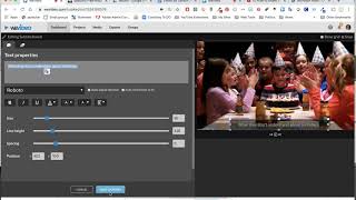 Adding subtitles to video using WeVideo [upl. by Brandais]