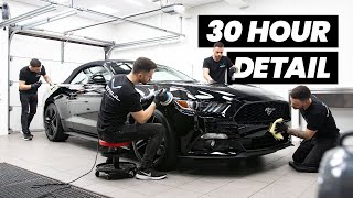 30 Hour Mustang Detailing Transformation  INSANE ASMR [upl. by Trevar555]