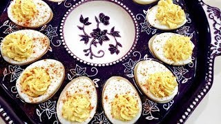 How to Make Deviled Eggs  The Best Classic Deviled Eggs Recipe  Amy Learns to Cook [upl. by Ojillib]