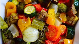 Easy oven roasted vegetables recipe [upl. by Azalea]