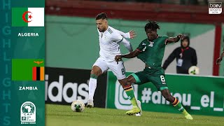 Algeria 50 Zambia  HIGHLIGHTS amp GOAL  111419 [upl. by Dennison]