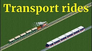 RCT2  Ride overview  Transport rides [upl. by Vladamir]