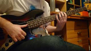 Lessons In Love Level 42 Bass Cover [upl. by Ahsahs]