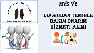 BAKIM ONARIM HİZMETİ ALIMI [upl. by Medarda932]