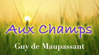 Livre audio  Aux Champs Guy de Maupassant [upl. by Aicia]