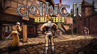 Gothic II Remaster 4  Dzielnica Rzemieślników 🔨 [upl. by Ailb]