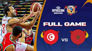 Tunisia v Morocco  Full Basketball Game  FIBA AfroCAN 2023 [upl. by O'Dell973]