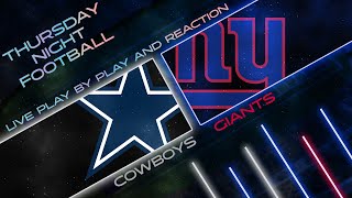 Cowboys vs Giants Live Play by Play amp Reaction [upl. by Salohcim]