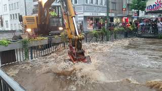 Eschweiler bei Aachen Hochwasser 14072021 1 [upl. by Ydorb]