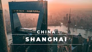 SHANGHAI Skyline by drone  Epic aerial 4k footage DJI Mavic 2 Pro  China Travel [upl. by Klemens]