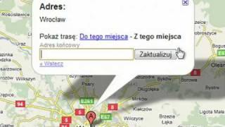 Mapy Google  wyznaczanie trasy [upl. by Muscolo110]