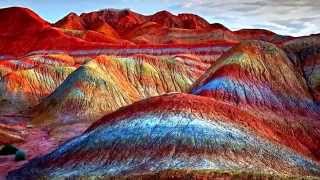 Natural wonders  Rainbow Mountains China [upl. by Hagar718]