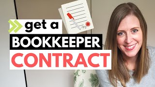 CONTRACT for bookkeepers How to make a letter of engagement or legal agreement as a freelancer [upl. by Dric187]