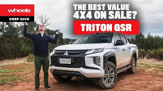 2021 Mitsubishi Triton GSR review – jack of all trades  Wheels Australia [upl. by Roosevelt360]