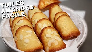 Tuiles aux amandes la recette facile [upl. by Timmie]