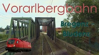 Führerstandsmitfahrt Vorarlbergbahn Bregenz  Bludenz HD  Cab Ride  ÖBB 1116 [upl. by Annaes]