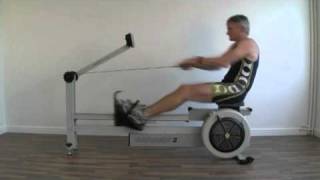 Basic Indoor Rowing Techniques Legs Only Drill [upl. by Drwde]