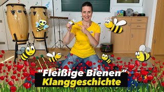 BIENEN • KLANGGESCHICHTE  Kita  Musik für Kinder  Sommer  save the bees  Simone Ludwig [upl. by Htebilil607]