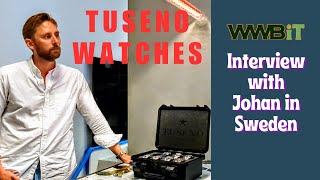 TUSENO WATCHES SHOWROOM IN GOTHENBURG SWEDEN [upl. by Pavia]