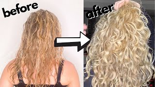 UPDATED WavyCurly Hair Routine 2B2C 💇🏼‍♀‍ [upl. by Sharai113]