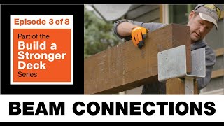 Build a Stronger Deck Beam Connections [upl. by Orfinger702]