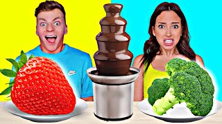 CHOCOLATE FONDUE CHALLENGE [upl. by Felty]