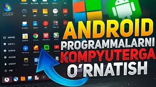 ANDROID OYIN VA PROGRAMMALARNI KOMPYUTERGA ORNATISH💻  KOMPYUTERGA EMULATOR ORNATISH [upl. by Armstrong]