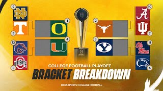 CFP Rankings Released Breaking down the 12team bracket from Week 12 [upl. by Kora]