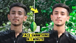 Snapseed Smooth face in 1 Minute  Skin smoothing  Portrait Effect  snapseed edit [upl. by Ynneb]