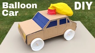 How to Make Amazing Balloon Powered Car  Air Car [upl. by Stulin]