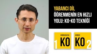 Yabancı dil öğrenmenin en hızlı yolu KOKO Tekniği [upl. by Emmye76]