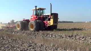 Chisel Plowing with a Versatile 1150 Tractor in Ohio [upl. by Cori784]