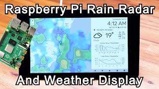 Raspberry Pi Rain Radar amp Weather Dashboard [upl. by Sosthenna]