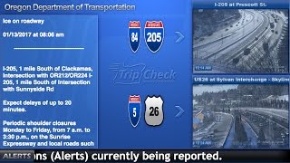 Live traffic cameras courtesy of ODOT [upl. by Enneirb]