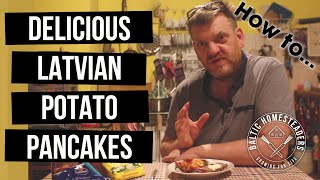 How to Make Latvian Potato Pancakes [upl. by Kavanagh936]