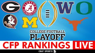 College Football Playoff Top 25 Rankings 2023 LIVE [upl. by Loralie]