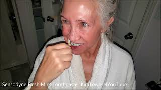 Sensodyne Fresh Mint Toothpaste KimTownselYouTube [upl. by Yobybab]