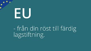 Så fungerar EU [upl. by Richmound]