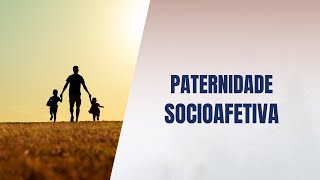 Paternidade socioafetiva [upl. by Eirroc]