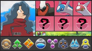 Tobias Pokemon Team Tobas Full Team [upl. by Eadas]