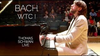 Bach WTC I WellTempered Clavier Book 1 Complete Live Performance  Thomas Schwan piano [upl. by Yecart714]