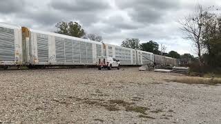 BNSF Autorack Train 3 Byhalia MS [upl. by Acey668]