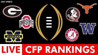 College Football Playoff Top 25 Rankings  Nov 7 Rankings [upl. by Yenal910]