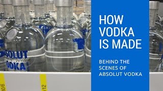 How Vodka Is Made Behind The Scenes of Absolut Vodka [upl. by Wilder365]