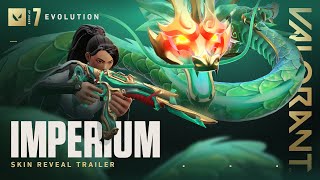 RISE OF THE DRAGON KINGS  Imperium Skin Reveal Trailer  VALORANT [upl. by Qooraf]