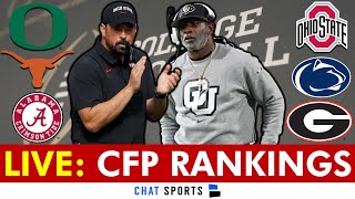 College Football Playoff Top 25 Rankings 2024 LIVE [upl. by Ok246]