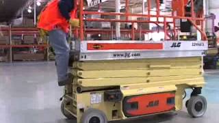 Scissor Aerial Lift Training JLG ES [upl. by Yttak]