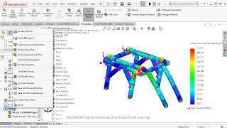 Beams in SolidWorks Simulation [upl. by Meurer]